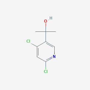 B1458672 2-(4,6-Dichloropyridin-3-yl)propan-2-ol CAS No. 1801335-00-1