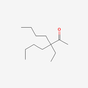 molecular formula C13H26O B14586743 3-Butyl-3-ethylheptan-2-one CAS No. 61517-91-7