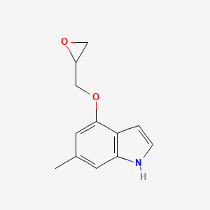 6-Methyl-4-[(oxiran-2-yl)methoxy]-1H-indole