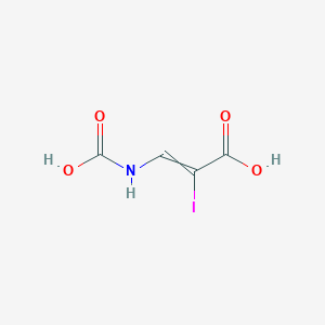 molecular formula C4H4INO4 B14586803 3-(Carboxyamino)-2-iodoprop-2-enoic acid CAS No. 61212-21-3