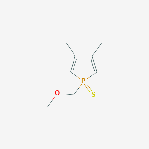 molecular formula C8H13OPS B14586817 1-(Methoxymethyl)-3,4-dimethyl-1H-1lambda~5~-phosphole-1-thione CAS No. 61213-90-9