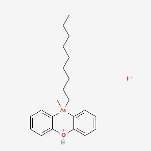 molecular formula C22H31AsIO B14586830 CID 78066166 