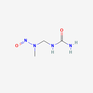 molecular formula C3H8N4O2 B14586843 Urea, N-((methylnitrosoamino)methyl)- CAS No. 61540-18-9