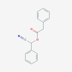 molecular formula C16H13NO2 B14586867 Cyano(phenyl)methyl phenylacetate CAS No. 61066-86-2