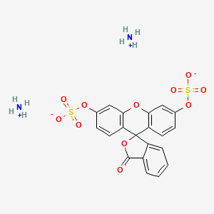 molecular formula C20H18N2O11S2 B1458687 Fluorescein-disulfat diamoniumsalt CAS No. 197777-72-3