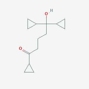 1,5,5-Tricyclopropyl-5-hydroxypentan-1-one