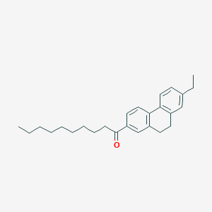 1-(7-Ethyl-9,10-dihydrophenanthren-2-YL)decan-1-one