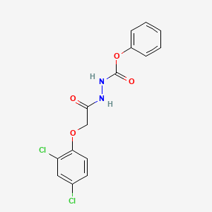 Phenyl 2-[(2,4-dichlorophenoxy)acetyl]hydrazine-1-carboxylate