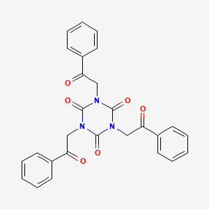 1,3,5-Tris(2-oxo-2-phenylethyl)-1,3,5-triazinane-2,4,6-trione