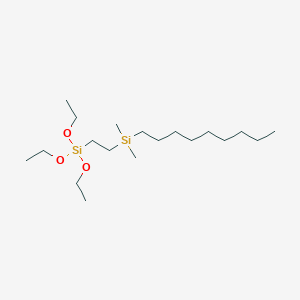 molecular formula C19H44O3Si2 B14586948 Dimethyl(nonyl)[2-(triethoxysilyl)ethyl]silane CAS No. 61210-64-8