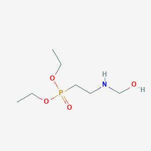 molecular formula C7H18NO4P B14587092 Diethyl {2-[(hydroxymethyl)amino]ethyl}phosphonate CAS No. 61211-73-2