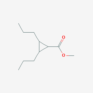 Methyl 2,3-dipropylcyclopropane-1-carboxylate