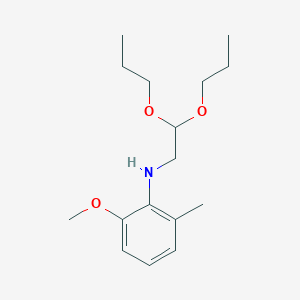 N-(2,2-Dipropoxyethyl)-2-methoxy-6-methylaniline