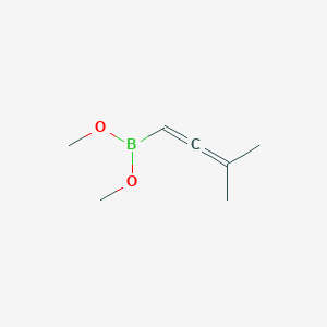 molecular formula C7H13BO2 B14587124 Dimethyl (3-methylbuta-1,2-dien-1-yl)boronate CAS No. 61357-30-0