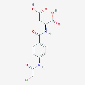 N-[4-(2-Chloroacetamido)benzoyl]-L-aspartic acid