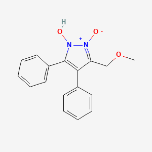 3-(Methoxymethyl)-2-oxo-4,5-diphenyl-1H-2lambda~5~-pyrazol-1-ol