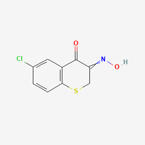 6-Chloro-3-(hydroxyimino)-2,3-dihydro-4H-1-benzothiopyran-4-one