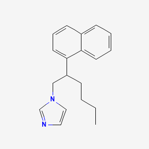 1-[2-(Naphthalen-1-yl)hexyl]-1H-imidazole