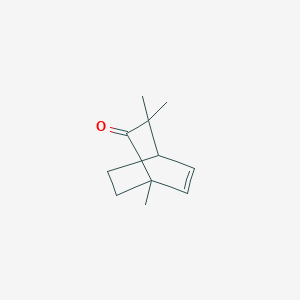 molecular formula C11H16O B14587262 1,3,3-Trimethylbicyclo[2.2.2]oct-5-en-2-one CAS No. 61530-93-6