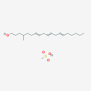 Methanesulfonic acid;4-methylnonadeca-7,10,13-trien-1-ol