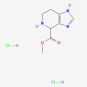 molecular formula C8H13Cl2N3O2 B1458730 4,5,6,7-四氢-3H-咪唑并[4,5-c]吡啶-4-甲酸甲酯二盐酸盐 CAS No. 126167-34-8