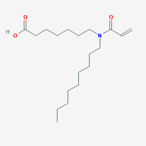 molecular formula C19H35NO3 B14587303 7-[Acryloyl(nonyl)amino]heptanoic acid CAS No. 61042-42-0