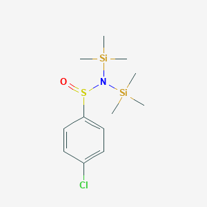 4-Chloro-N,N-bis(trimethylsilyl)benzene-1-sulfinamide