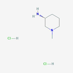 molecular formula C6H16Cl2N2 B1458735 (3R)-1-甲基哌啶-3-胺二盐酸盐 CAS No. 1157849-50-7