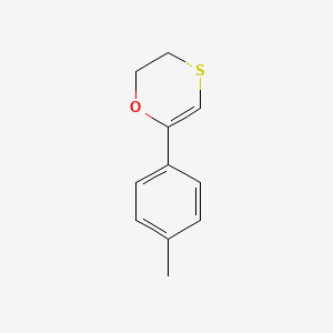 1,4-Oxathiin, 2,3-dihydro-6-(4-methylphenyl)-