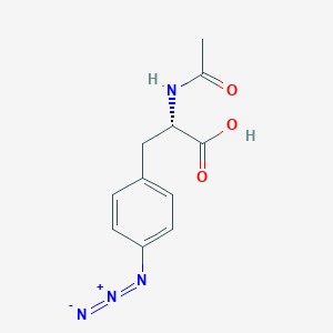 molecular formula C11H12N4O3 B14587368 N-Acetyl-4-azido-L-phenylalanine CAS No. 61487-67-0