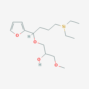 molecular formula C16H29O4Si B14587377 CID 78066207 