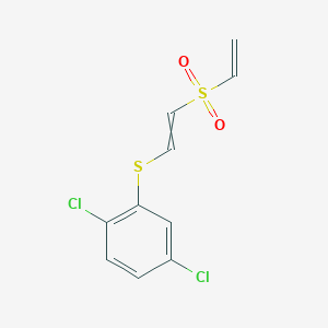 1,4-Dichloro-2-{[2-(ethenesulfonyl)ethenyl]sulfanyl}benzene