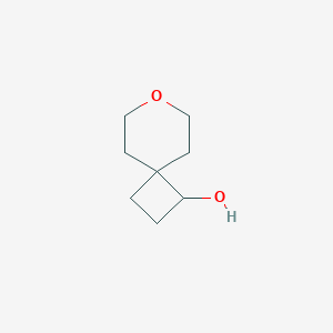 molecular formula C8H14O2 B1458743 7-Oxaspiro[3.5]nonan-1-OL CAS No. 1781125-92-5