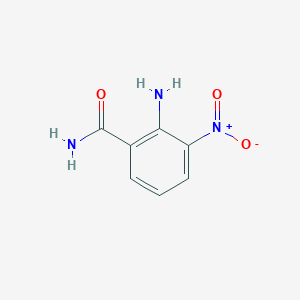 molecular formula C7H7N3O3 B145875 2-Amino-3-nitrobenzamide CAS No. 313279-12-8
