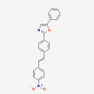 Oxazole, 2-[4-[2-(4-nitrophenyl)ethenyl]phenyl]-5-phenyl-