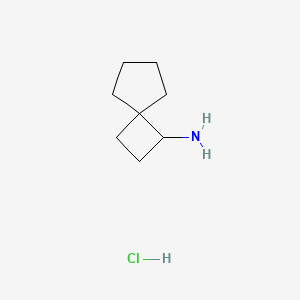 molecular formula C8H16ClN B1458754 螺[3.4]辛烷-1-胺盐酸盐 CAS No. 1378527-98-0