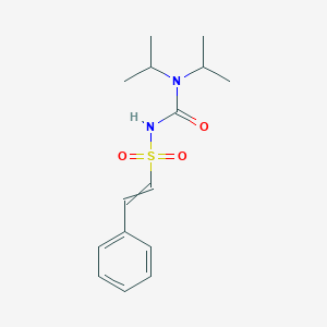 N-[Di(propan-2-yl)carbamoyl]-2-phenylethene-1-sulfonamide