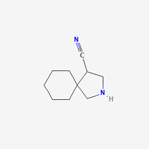 molecular formula C10H16N2 B1458760 2-Azaspiro[4.5]decane-4-carbonitrile CAS No. 1935231-15-4