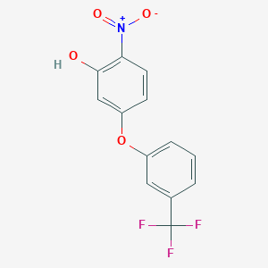 2-Nitro-5-[3-(trifluoromethyl)phenoxy]phenol