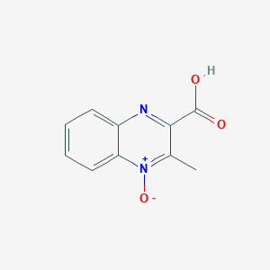 3-Methyl-4-oxo-4lambda~5~-quinoxaline-2-carboxylic acid