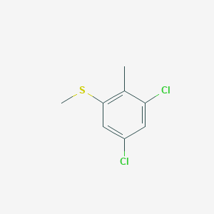 molecular formula C8H8Cl2S B1458766 3,5-Dichloro-2-methylthioanisole CAS No. 1803780-70-2