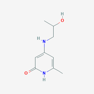 4-(2-hydroxypropylamino)-6-methyl-1H-pyridin-2-one