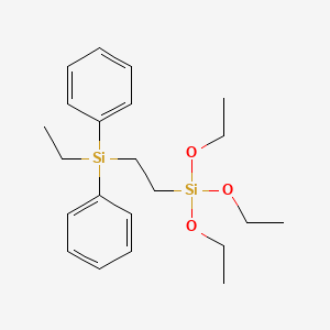 Ethyl(diphenyl)[2-(triethoxysilyl)ethyl]silane