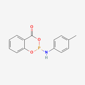 2-(4-Methylanilino)-2H,4H-1,3,2-benzodioxaphosphinin-4-one