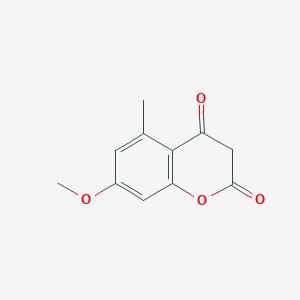 molecular formula C11H10O4 B14587764 7-Methoxy-5-methyl-2H-1-benzopyran-2,4(3H)-dione CAS No. 61424-85-9