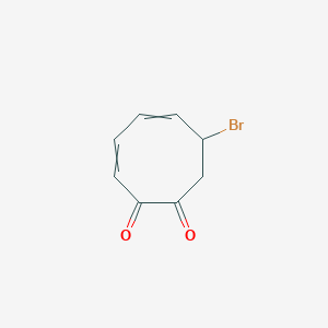 molecular formula C8H7BrO2 B14587768 7-Bromocycloocta-3,5-diene-1,2-dione CAS No. 61173-47-5