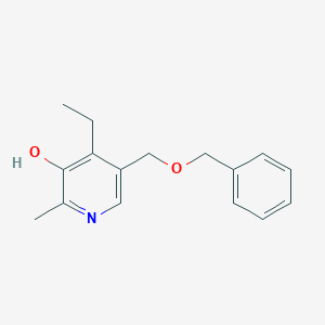 5-[(Benzyloxy)methyl]-4-ethyl-2-methylpyridin-3-ol