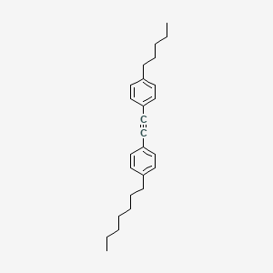 1-Heptyl-4-[(4-pentylphenyl)ethynyl]benzene