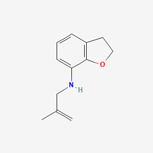 N-(2-Methylprop-2-en-1-yl)-2,3-dihydro-1-benzofuran-7-amine