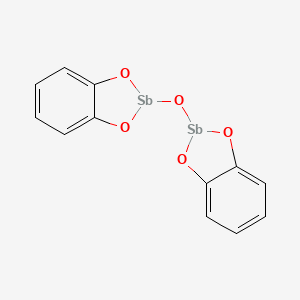 molecular formula C12H8O5Sb2 B14587921 2,2'-Oxybis(2H-1,3,2-benzodioxastibole) CAS No. 61329-23-5